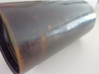 Objetivo Bonne Presse Paris F 130mm RARO