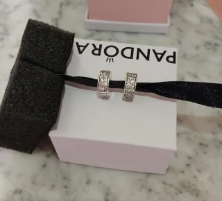 Lote 2 charm  Separadores Pandora Plata