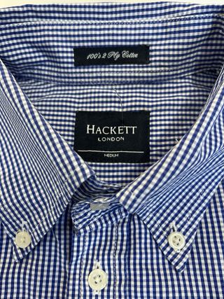 Camisa Hackett azul y blanca