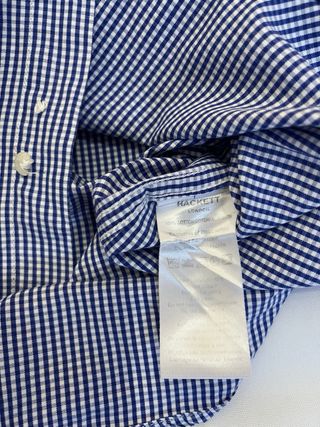 Camisa Hackett azul y blanca