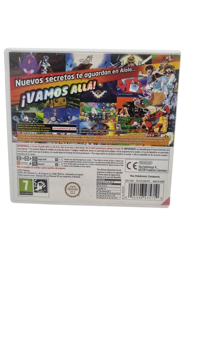 VIDEOJUEGO NINTENDO 3DS POKEMON ULTRA SOL afbeelding 2