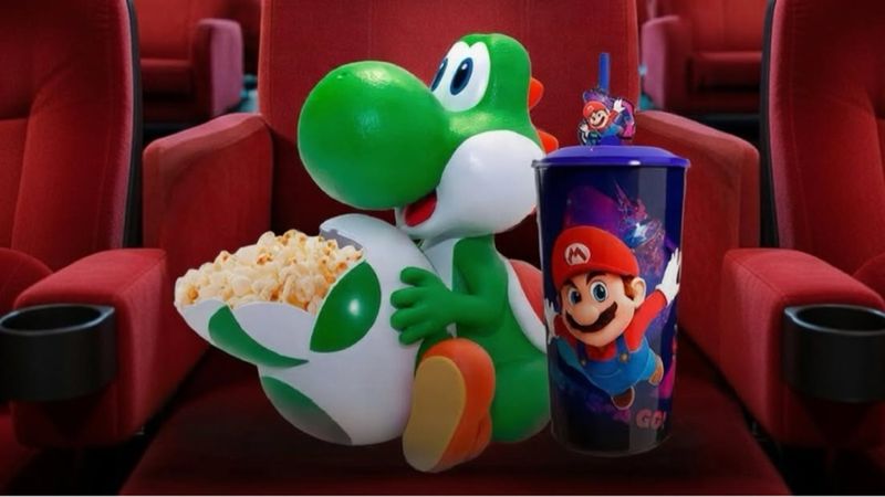 Palomitero Yoshi Super Mario Bros Galaxy