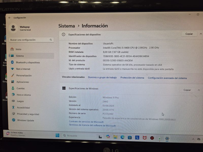 Torre Lenovo ThinkCentre i5 Completa afbeelding 6