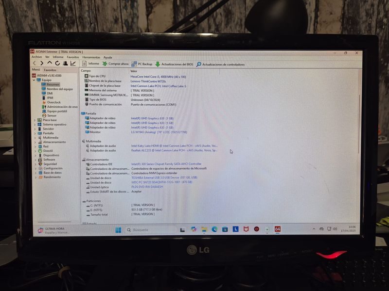 Torre Lenovo ThinkCentre i5 Completa afbeelding 7