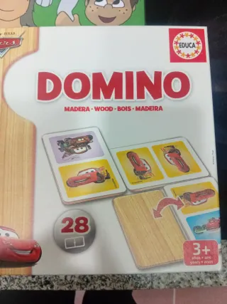 Domino Madera Educa Cars 28 Piezas