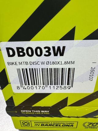 Disco Freno Galfer DB003W 180mm