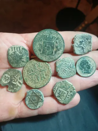 Lote monedas antiguas