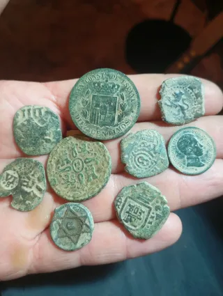 Lote monedas antiguas