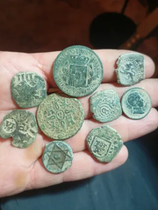 Lote monedas antiguas