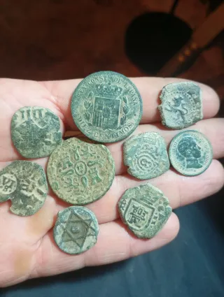 Lote monedas antiguas