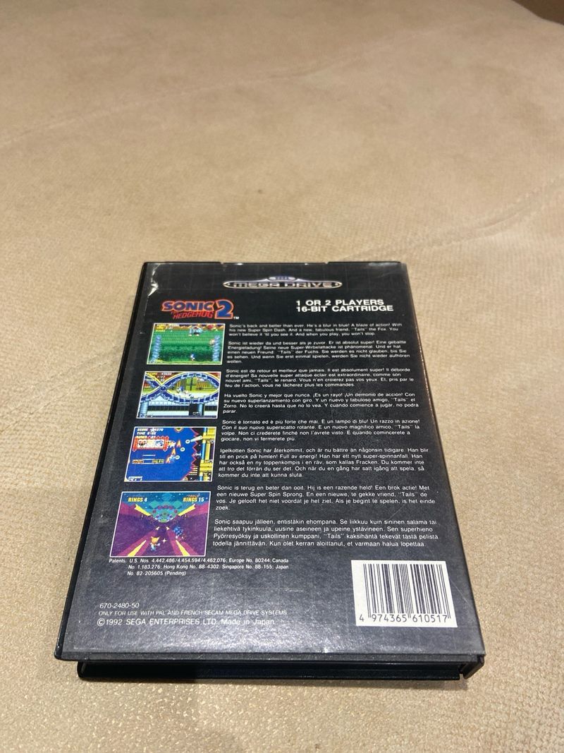Sonic 2 Megadrive Sega afbeelding 2