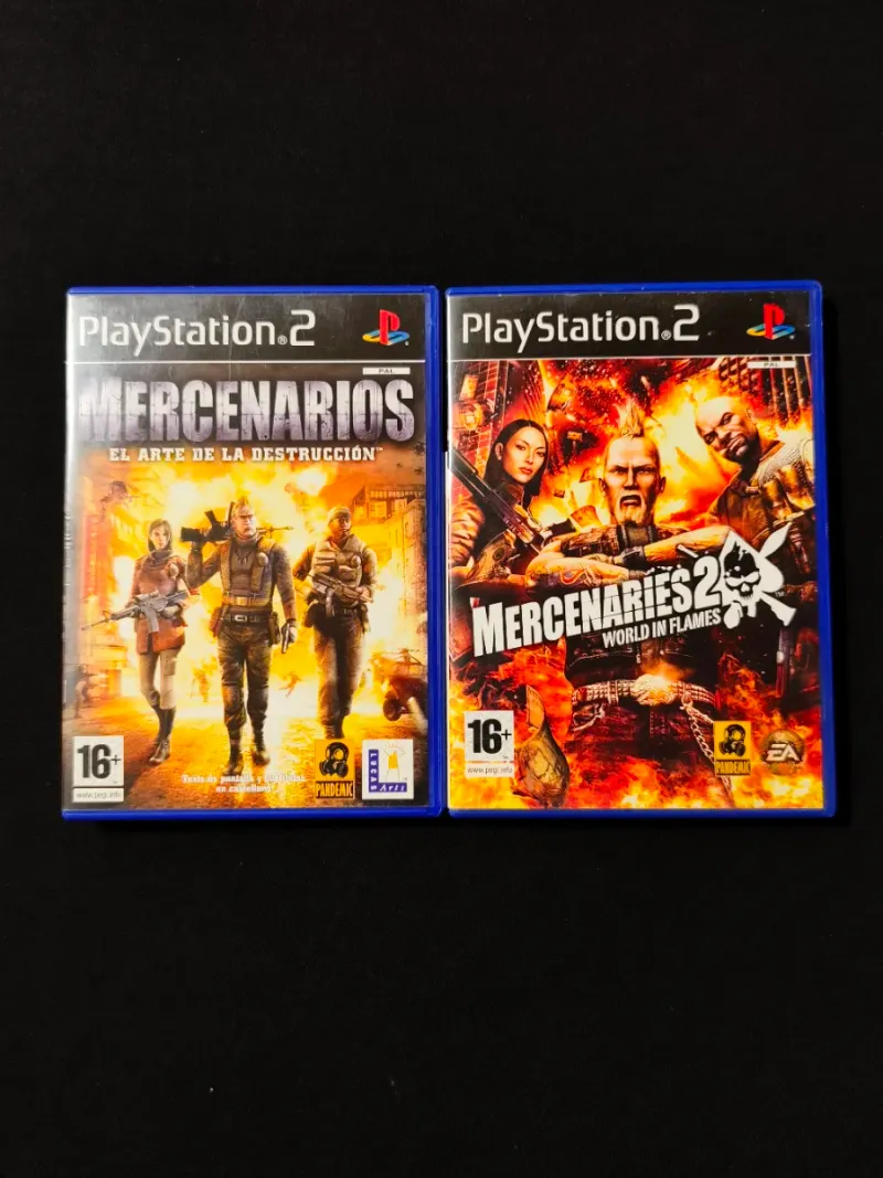 Lote Mercenarios. PlayStation 2.