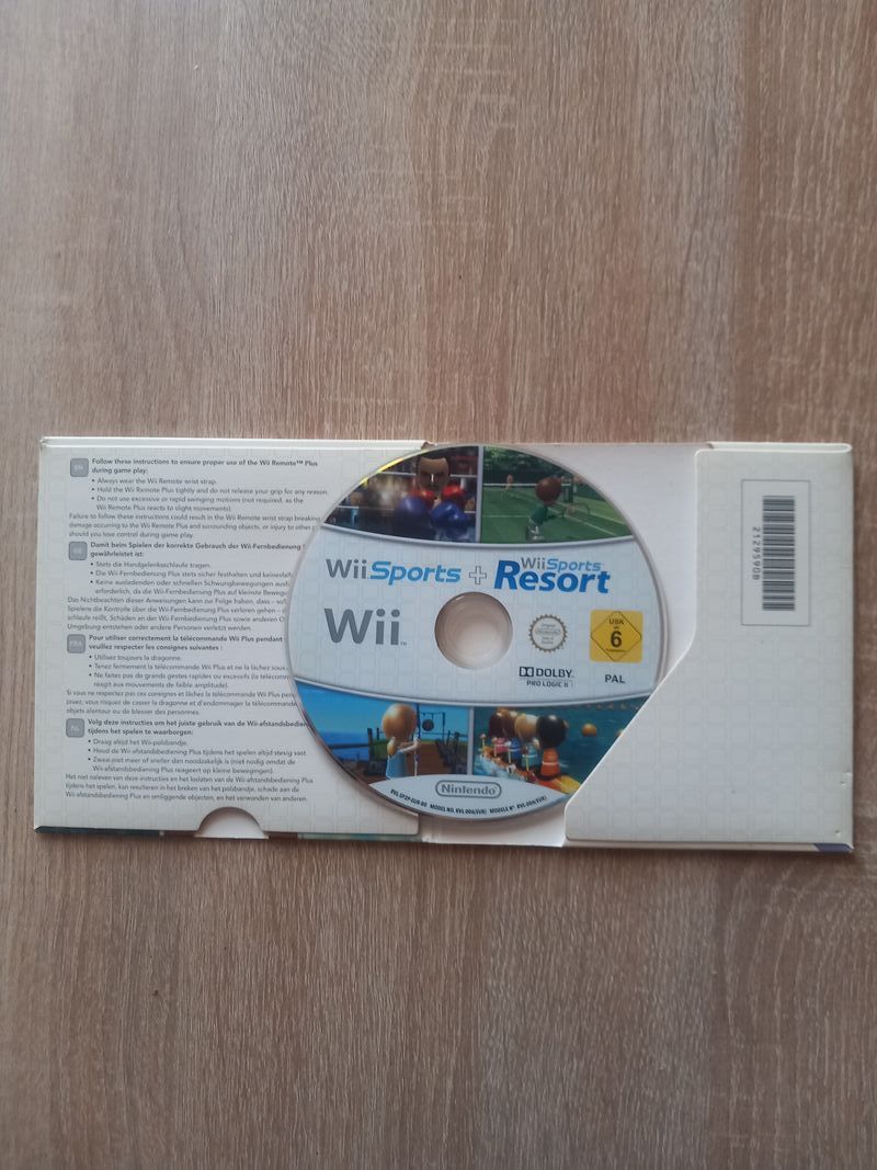 Wii Sports + Wii Sports Resort Nintendo afbeelding 2