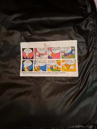 Chaqueta Moncler Negra Plumas