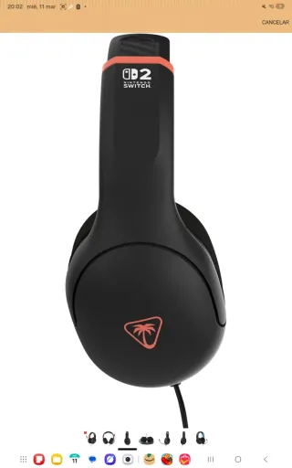 Auriculares Turtle Beach Nintendo Switch 2 nuevo p