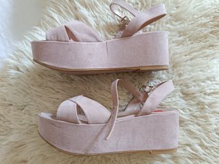 Sandalias Sissei Beige/Rosa Talla 37