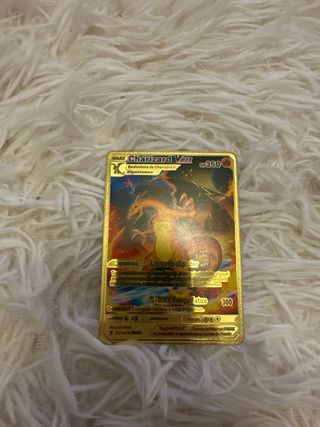 Cartas Pokémon Metálicas Doradas