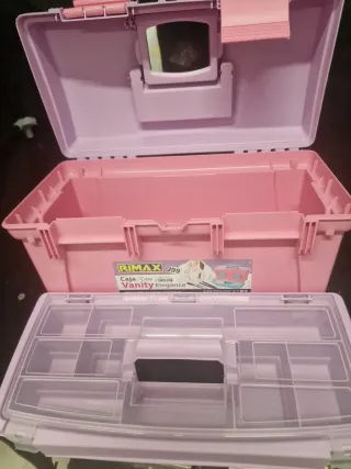 Maletín Risaralda para manicuras rosa y lila