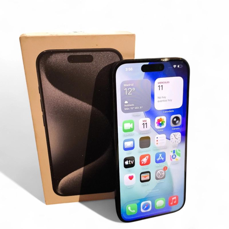 IPHONE 15 PRO 128GB BLUE TITANIUM BATERIA 88%CAJA