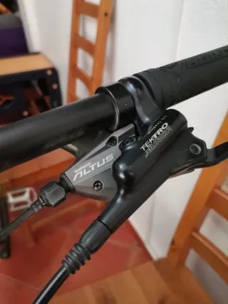 Bicicleta Merida verde en buen estado