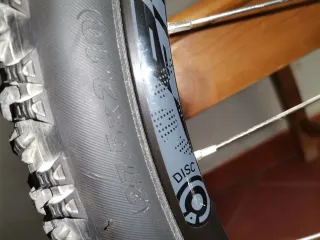 Bicicleta Merida verde en buen estado