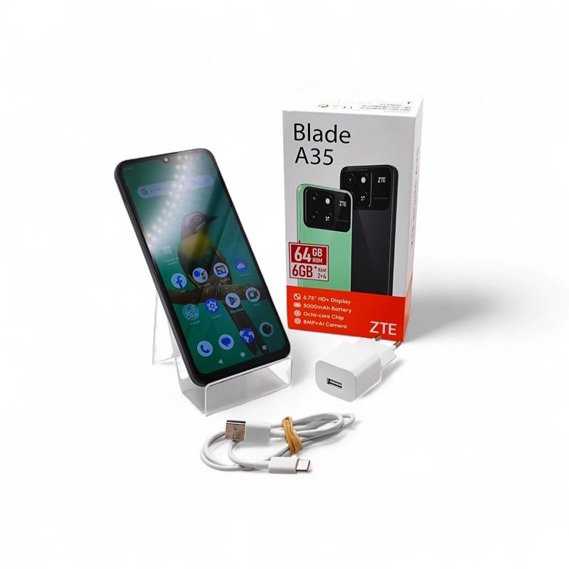 MOVIL ZTE BLADE A35 64GB 4GB RAM NEGRO + CAJA