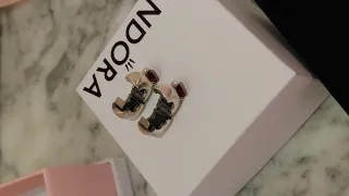 Lote 2 clips Pandora corazón rojo