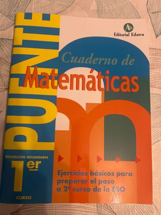 PUENTE ESO Matemáticas 1er curso ESO