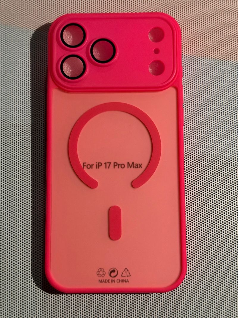 Funda iPhone 17 Pro Max Rosa Magsafe