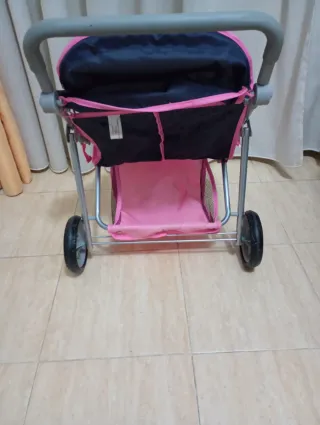 Cochecito Gemelar Muñecas Unicornios