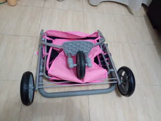 Cochecito Gemelar Muñecas Unicornios