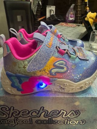 Bambas Skechers Unicornio Luces Talla 22