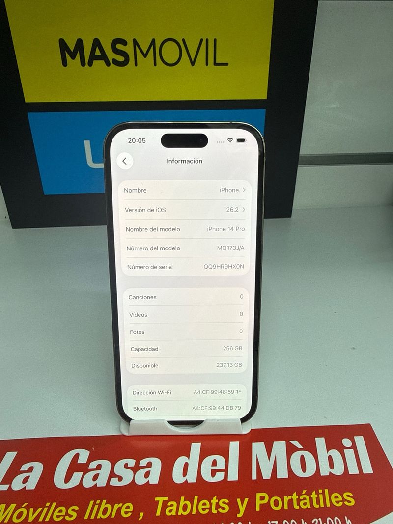iPhone 14 Pro 256GB Dorado con Garantía afbeelding 8