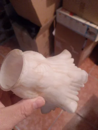 Lámpara de forja con 5 tulipas de cristal