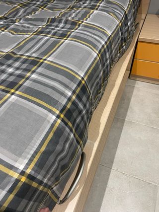 Cama nido con colchón y cajón