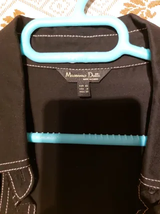 Blusa Negra Massimo Dutti