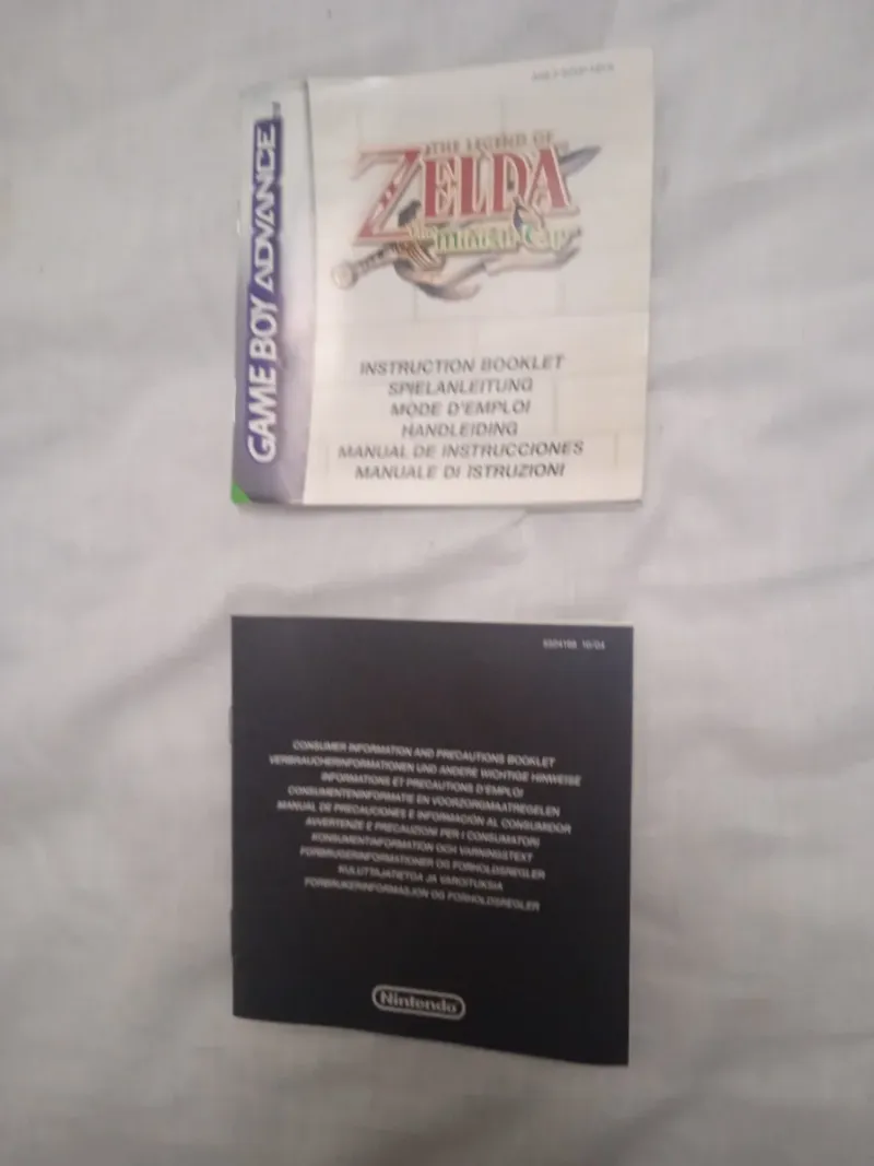 INSTRUCCIONES THE LEGEND OF ZELDA THE MINISH CAP