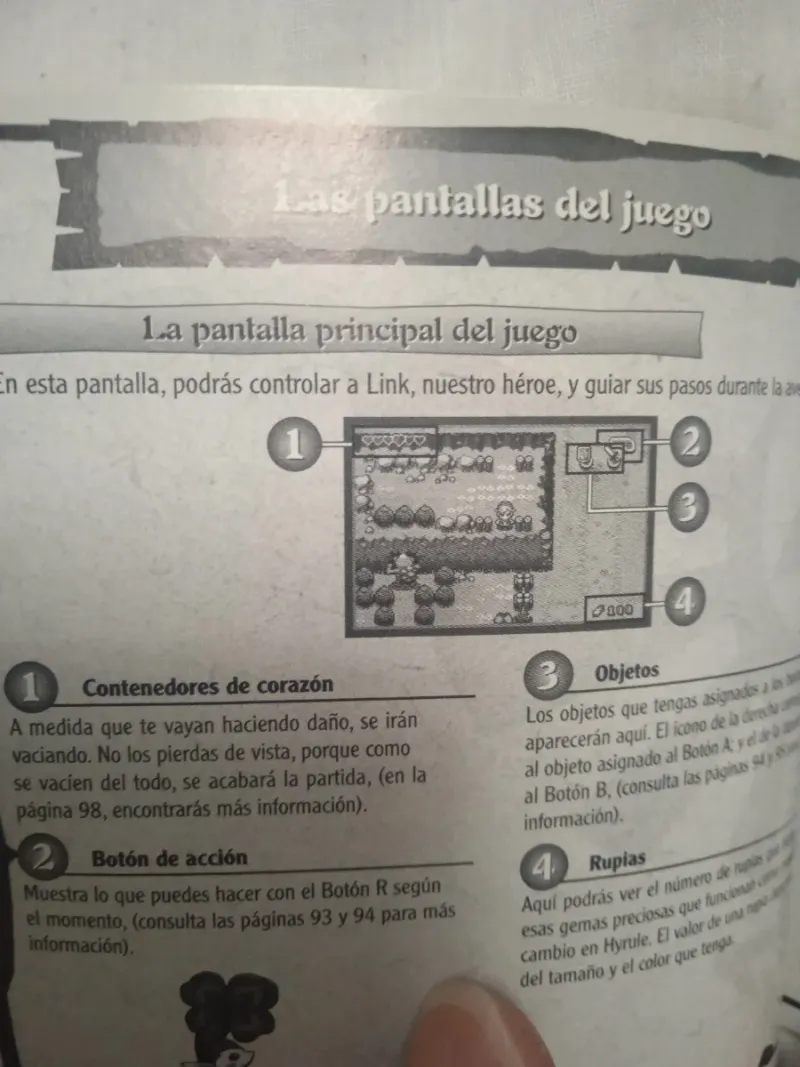 INSTRUCCIONES THE LEGEND OF ZELDA THE MINISH CAP afbeelding 4