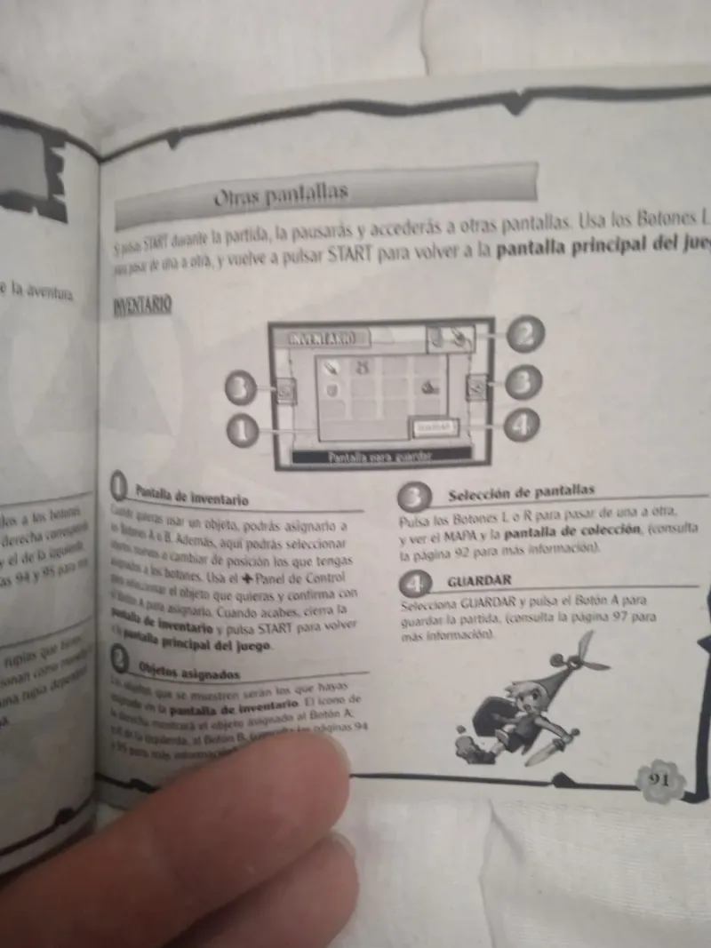 INSTRUCCIONES THE LEGEND OF ZELDA THE MINISH CAP afbeelding 5