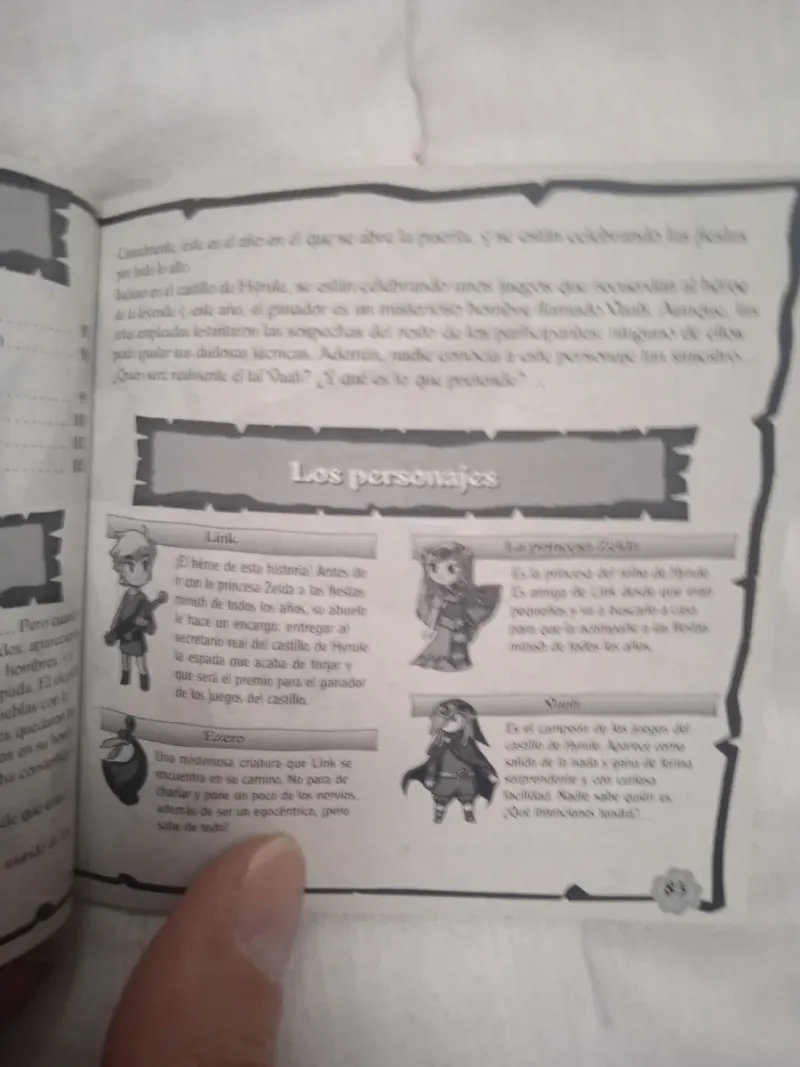 INSTRUCCIONES THE LEGEND OF ZELDA THE MINISH CAP afbeelding 6
