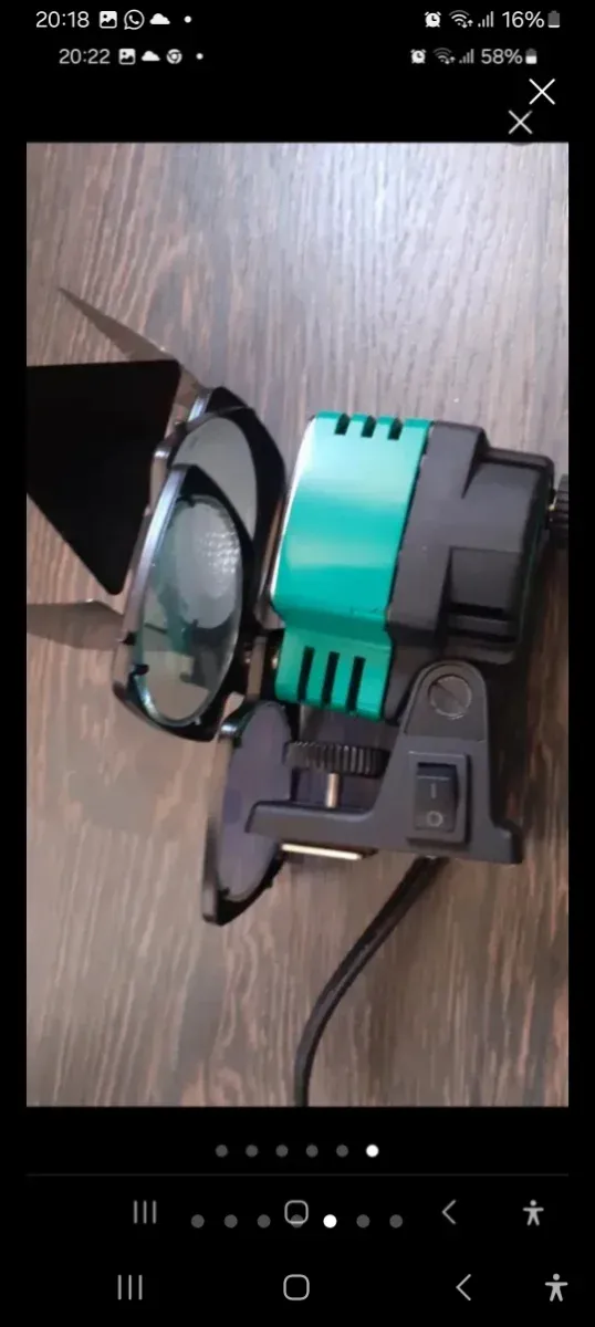 Foco LED para cámara