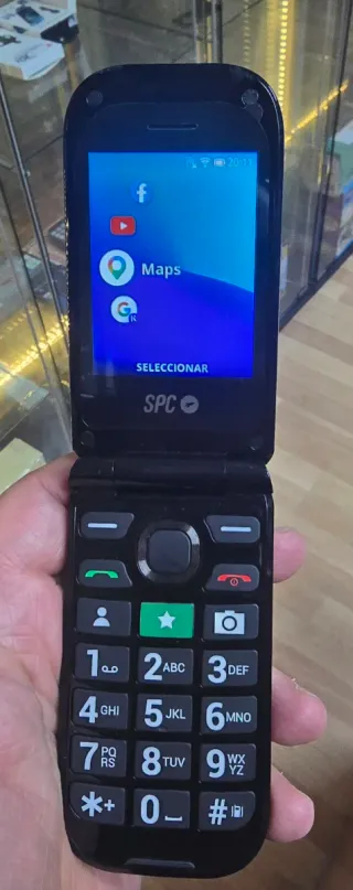 SPC Jasper 2 4G Teléfono Tapa Mayores SOS