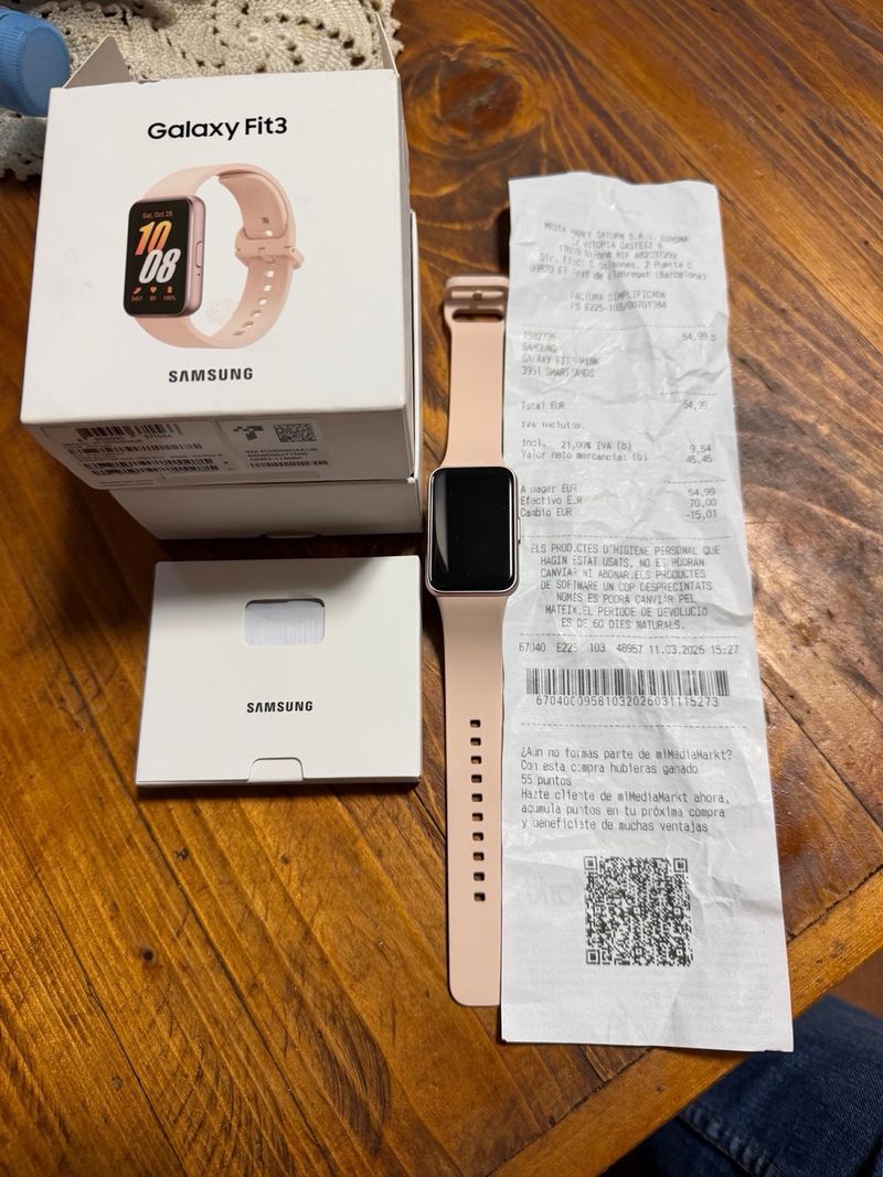 Samsung Galaxy Fit3 - Smartwatch Rosa l afbeelding 2