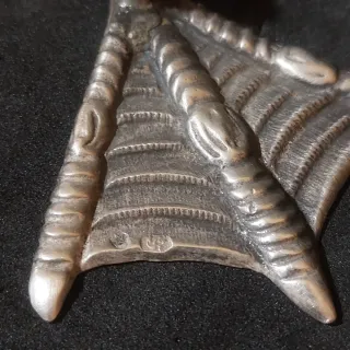 Figura Flamenco plata de ley antiguo 162g