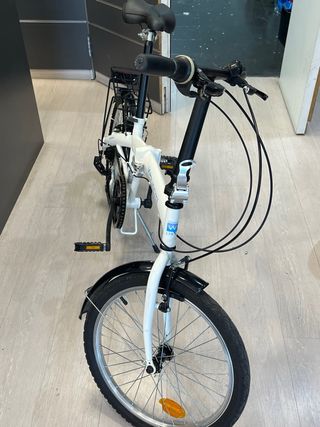 Bicicleta Plegable Wayscral Blanca