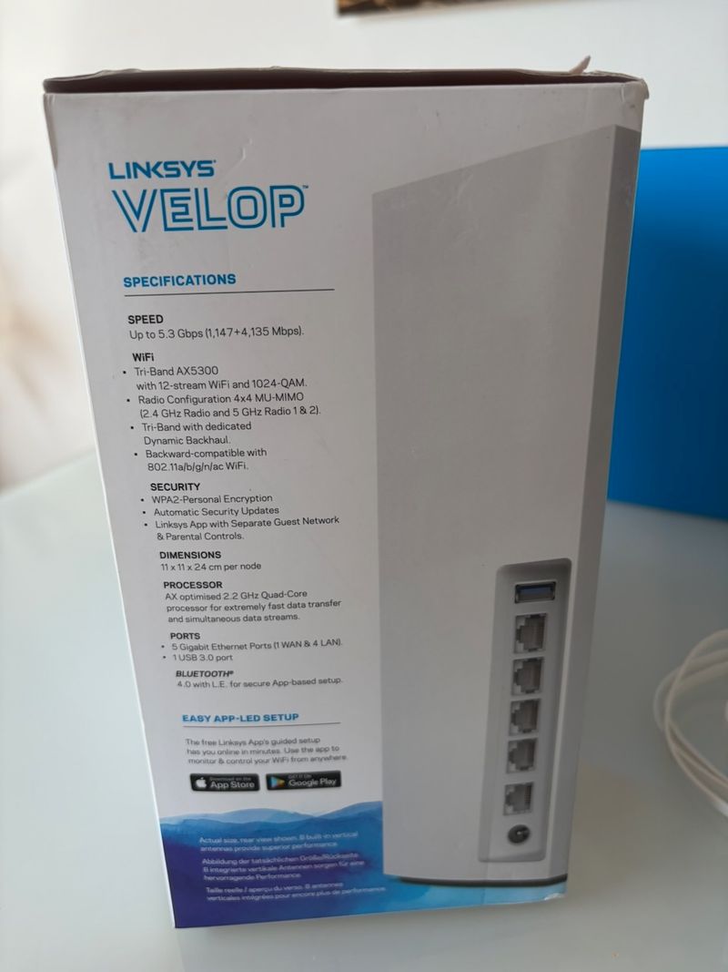 Linksys Velop WiFi 6 AX5300 Tri-Band afbeelding 3