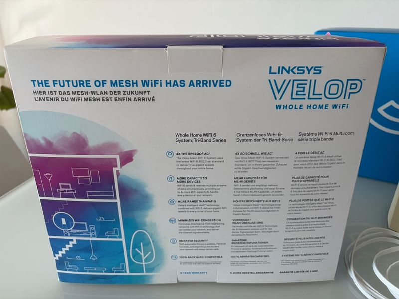 Linksys Velop WiFi 6 AX5300 Tri-Band afbeelding 2