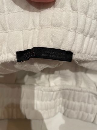 Pantalón corto blanco hombre