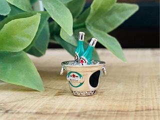 Charm Cubo Cervezas Heineken - Plata