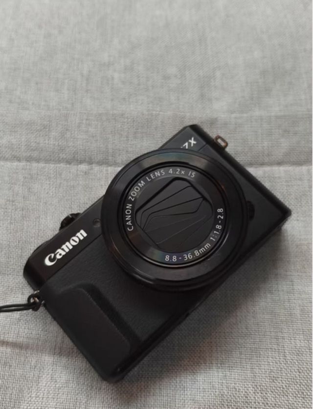 Cámara Canon G7X Mark II Negra